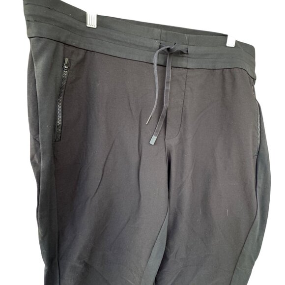 Athleta Headlands Hybrid Trek Jogger Women's Size 16 Pants Mid Rise Black - Picture 5 of 11